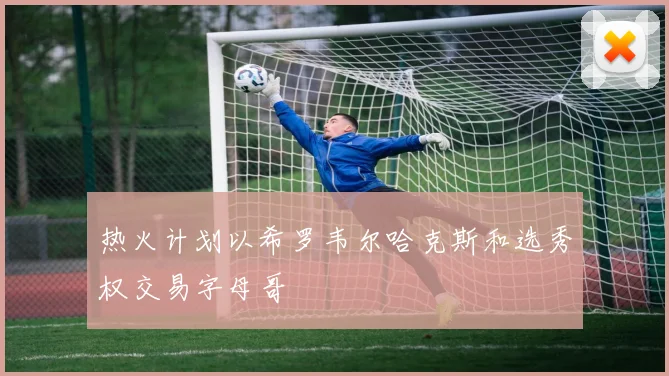 热火计划以希罗韦尔哈克斯和选秀权交易字母哥